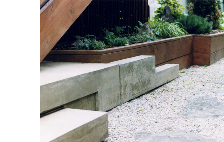 custom concrete steps