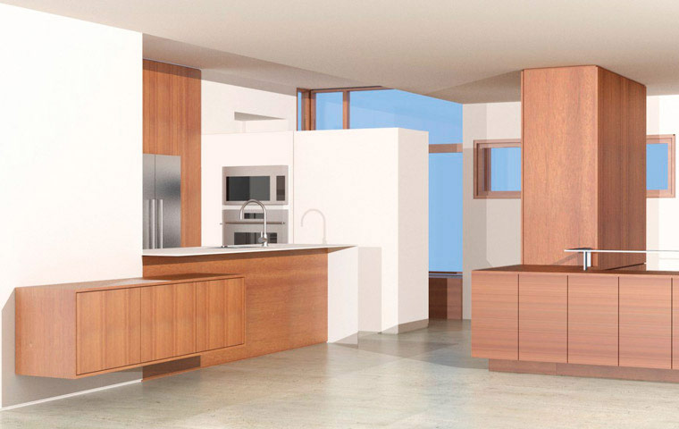 contemporary addition, modern kitchen